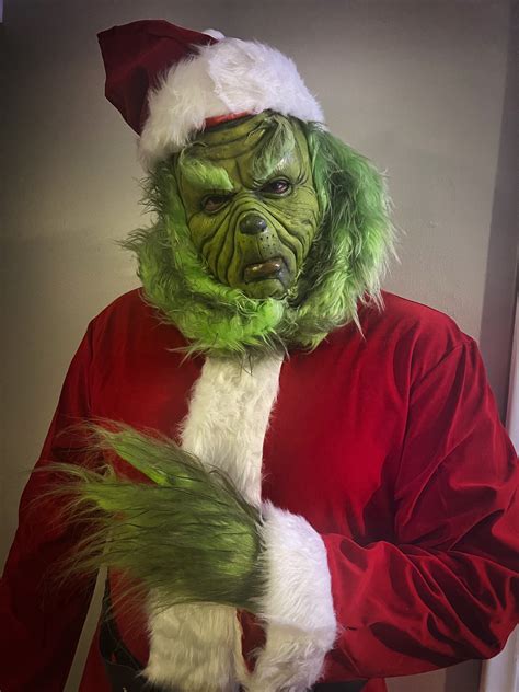 costume of the grinch|realistic grinch costume for sale.